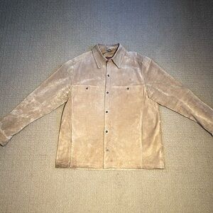 Suede Shirt Jacket